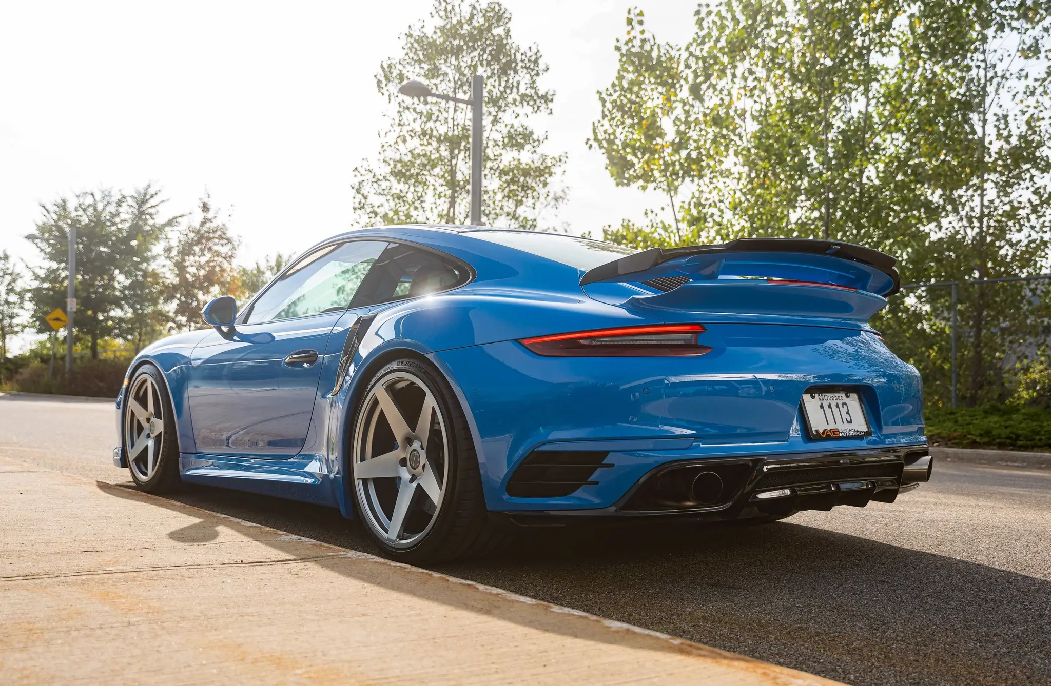 Load larger image of PTS Voodoo Blue 2017 Porsche 991.2 Turbo Coupe Modified - Stuttcars Classified