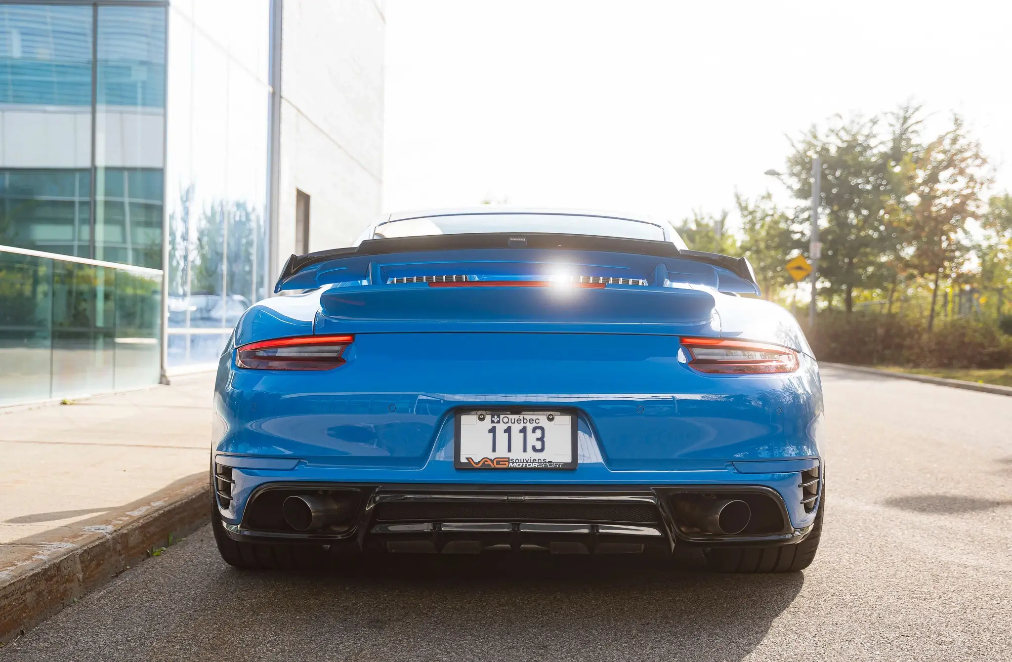 Load larger image of PTS Voodoo Blue 2017 Porsche 991.2 Turbo Coupe Modified - Stuttcars Classified