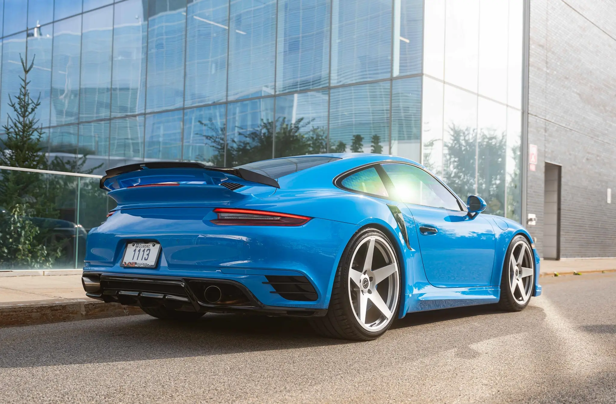 Load larger image of PTS Voodoo Blue 2017 Porsche 991.2 Turbo Coupe Modified - Stuttcars Classified