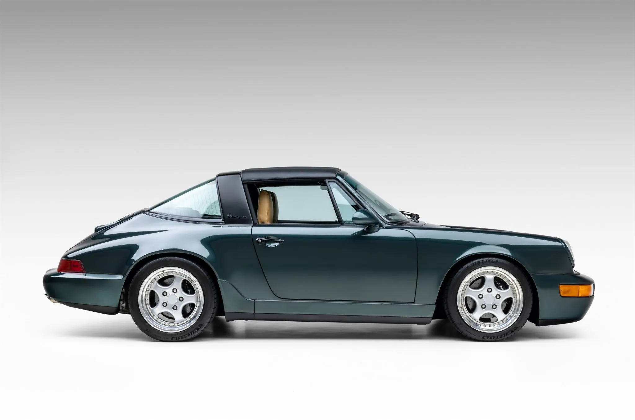 Load larger image of Moss Green Metallic 1991 Porsche 911 Carrera 4 Targa - Stuttcars Classified