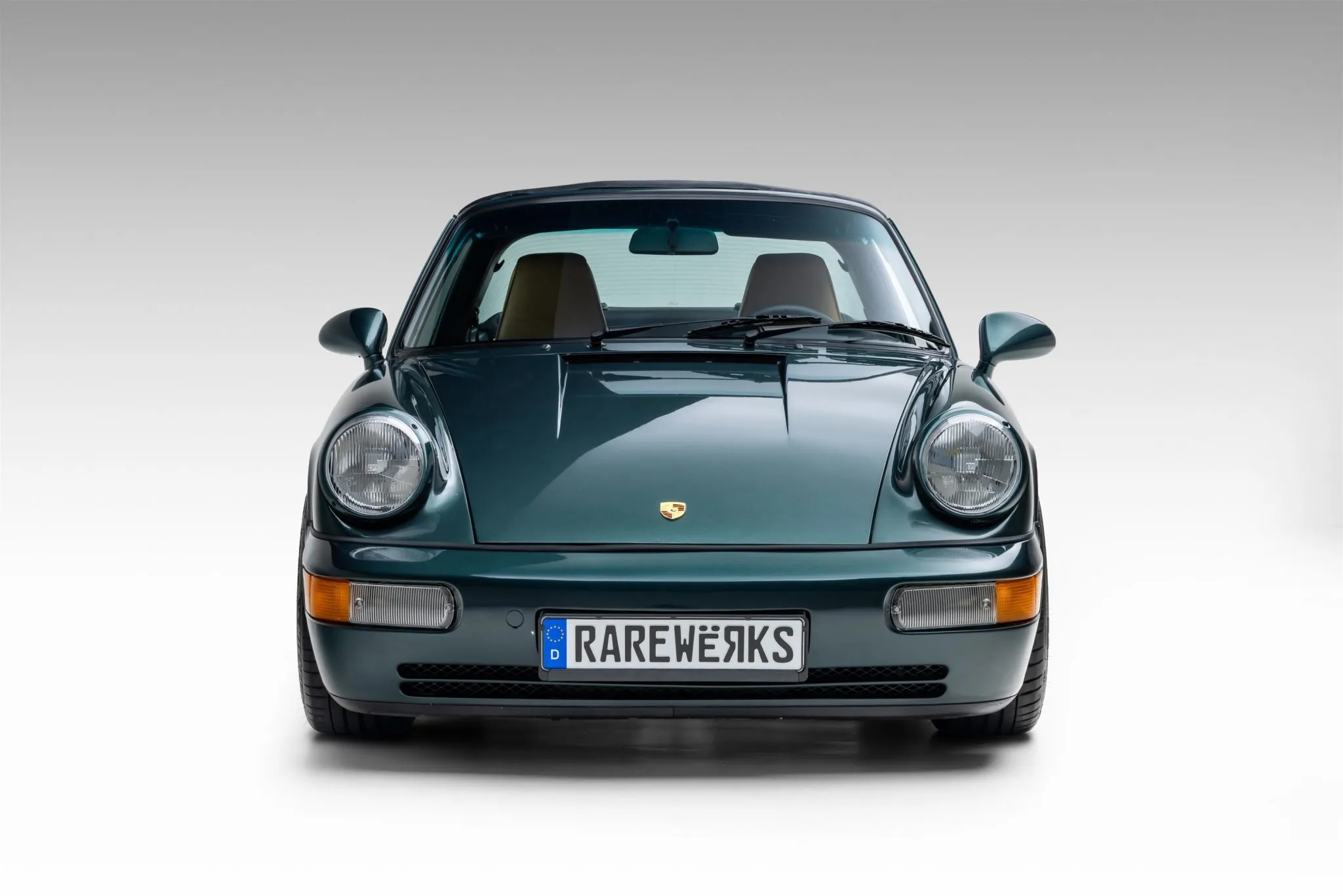 Load larger image of Moss Green Metallic 1991 Porsche 911 Carrera 4 Targa - Stuttcars Classified