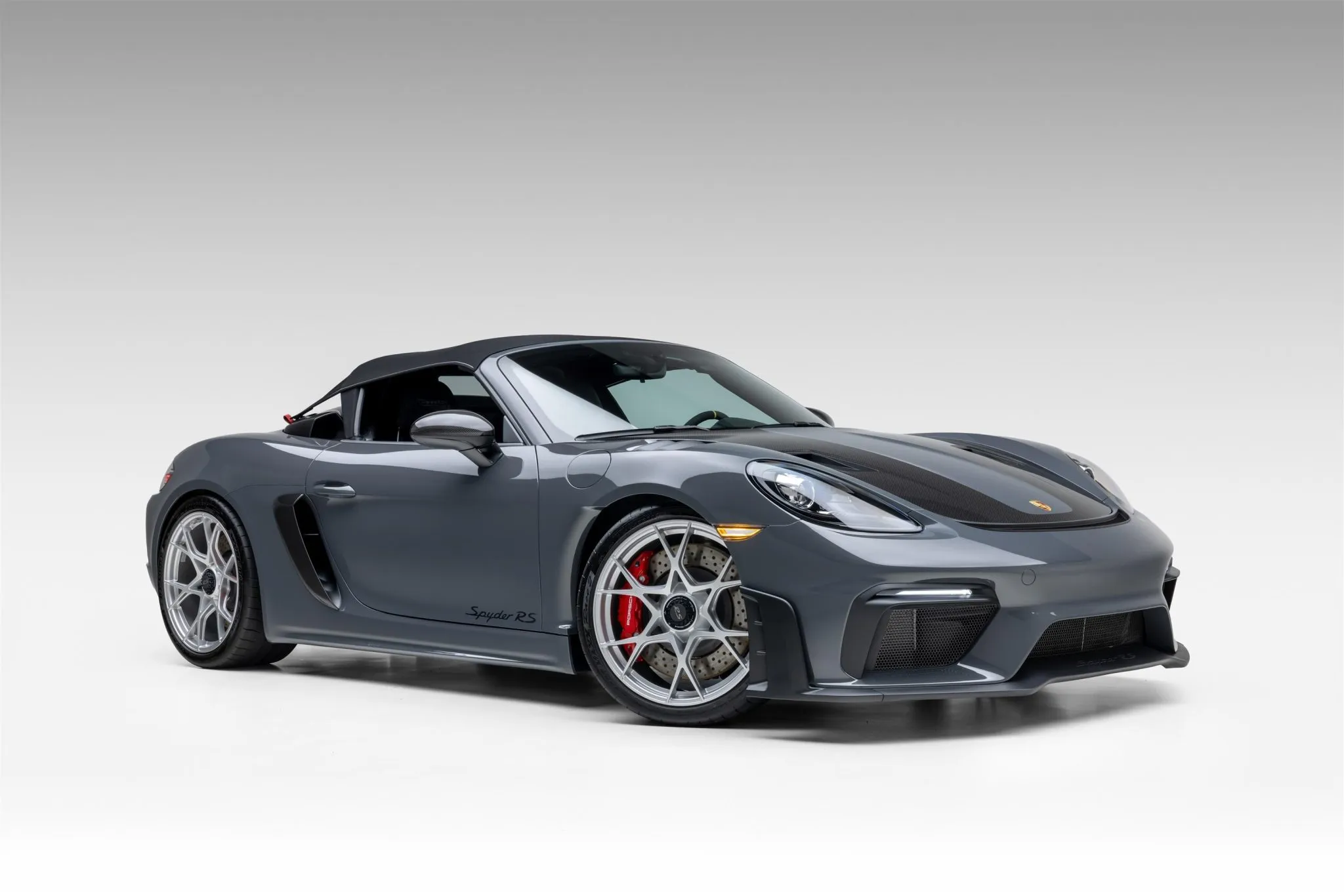 Load larger image of Grigio Telesto Metallic 2024 Porsche 718 Spyder RS Weissach - Stuttcars Classified