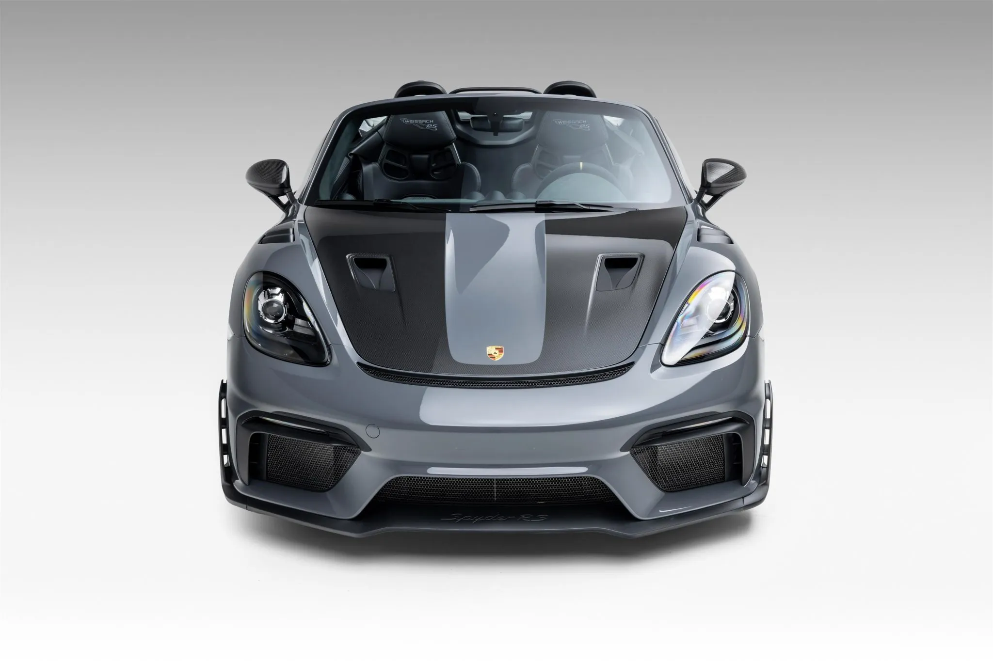 Load larger image of Grigio Telesto Metallic 2024 Porsche 718 Spyder RS Weissach - Stuttcars Classified