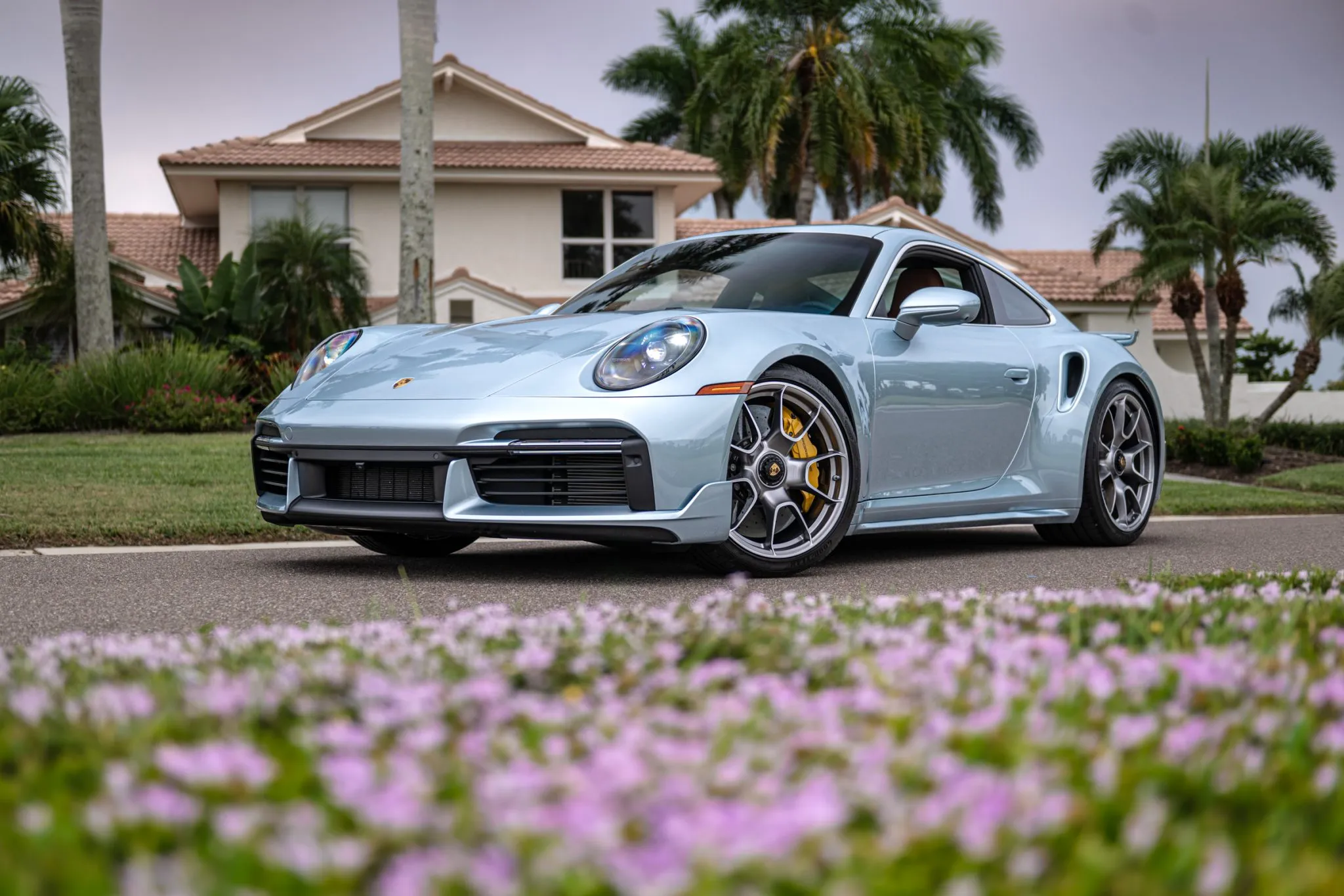 Load larger image of Azzuro Thetys Metallic 2024 Porsche 911 Turbo S Coupe - Stuttcars Classified