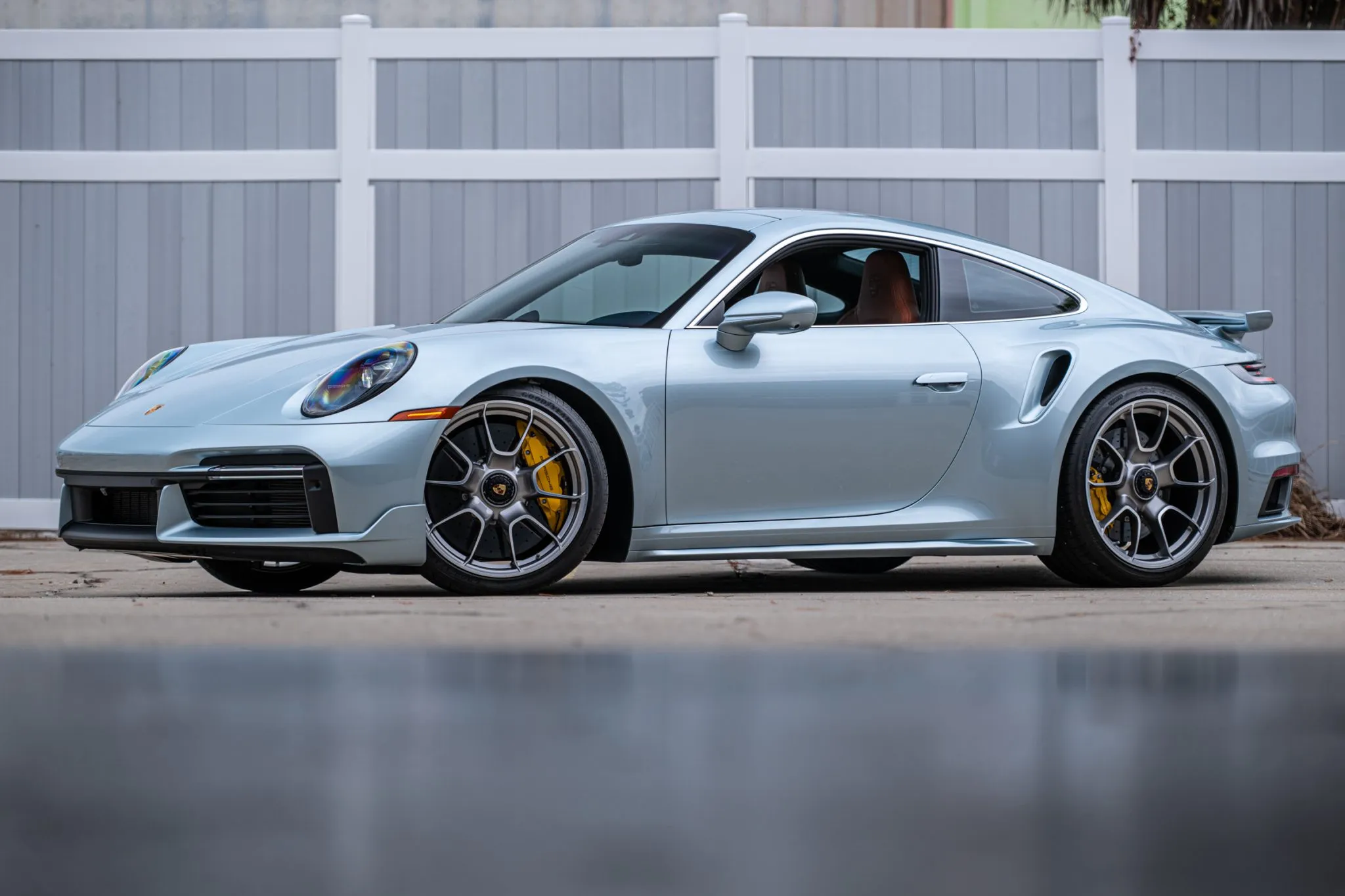 Load larger image of Azzuro Thetys Metallic 2024 Porsche 911 Turbo S Coupe - Stuttcars Classified
