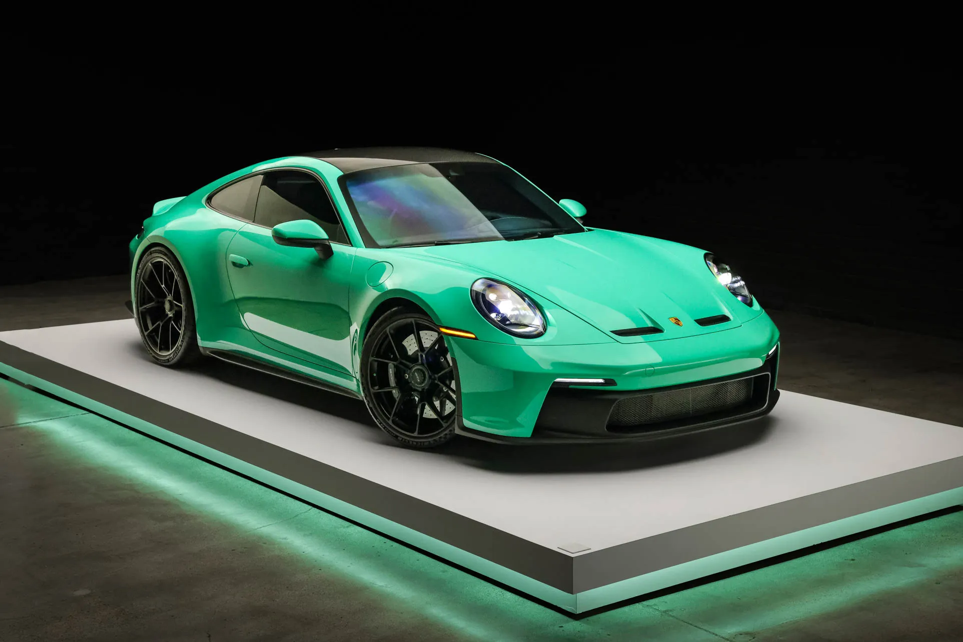 Load larger image of Jade Green 2022 Porsche 911 GT3 - Stuttcars Classified