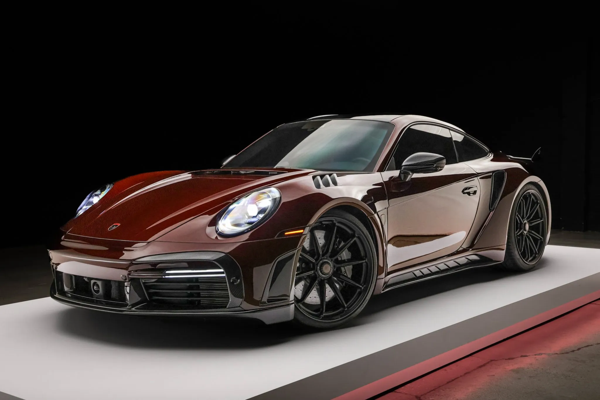 Load larger image of Carbon-Fiber-Bodied 2022 Porsche 911 Turbo S Coupe - Stuttcars Classified