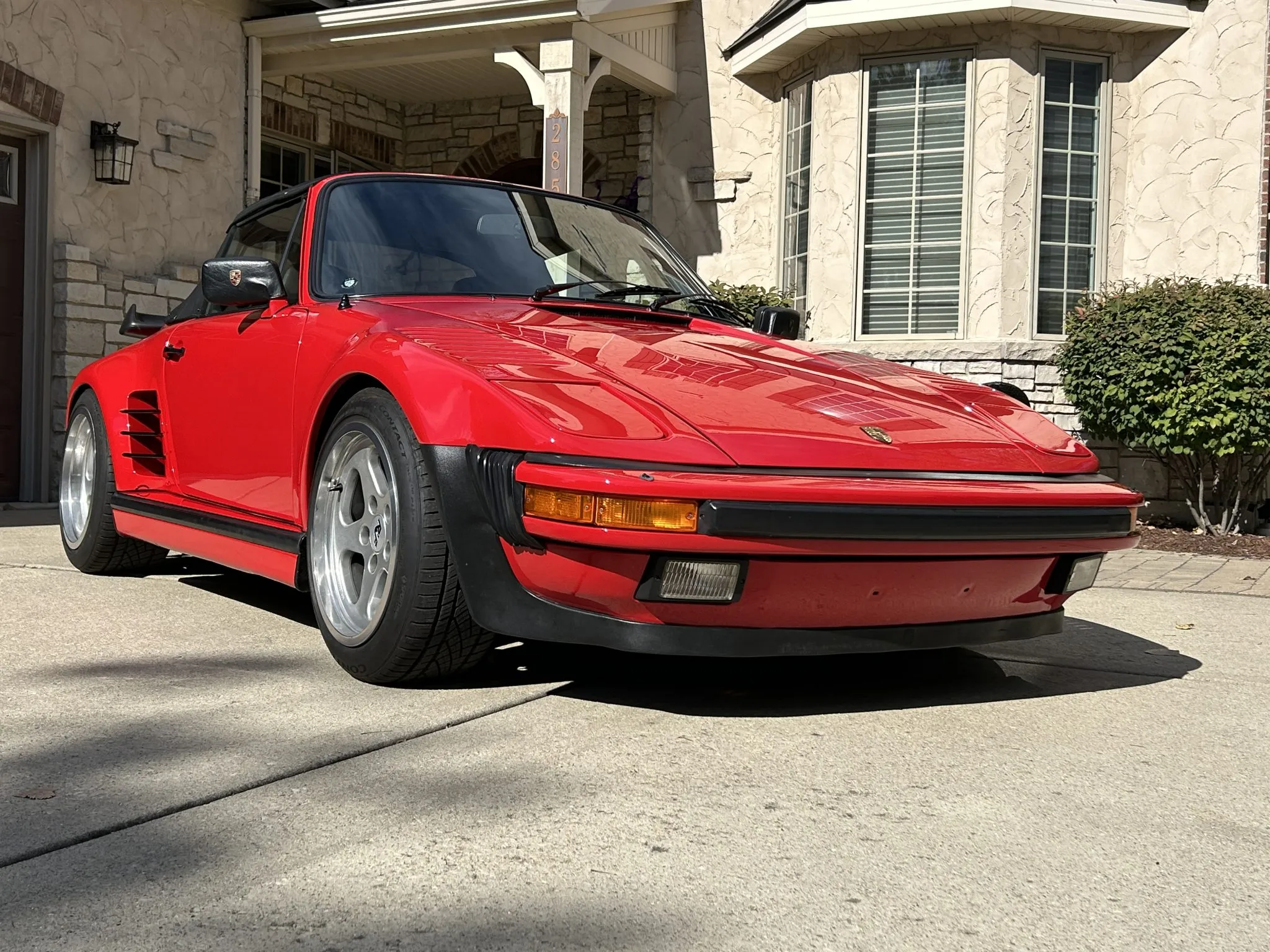 Load larger image of 1983 Porsche 911SC Cabriolet 3.3L Turbo Slant Nose Conversion - Stuttcars Classified