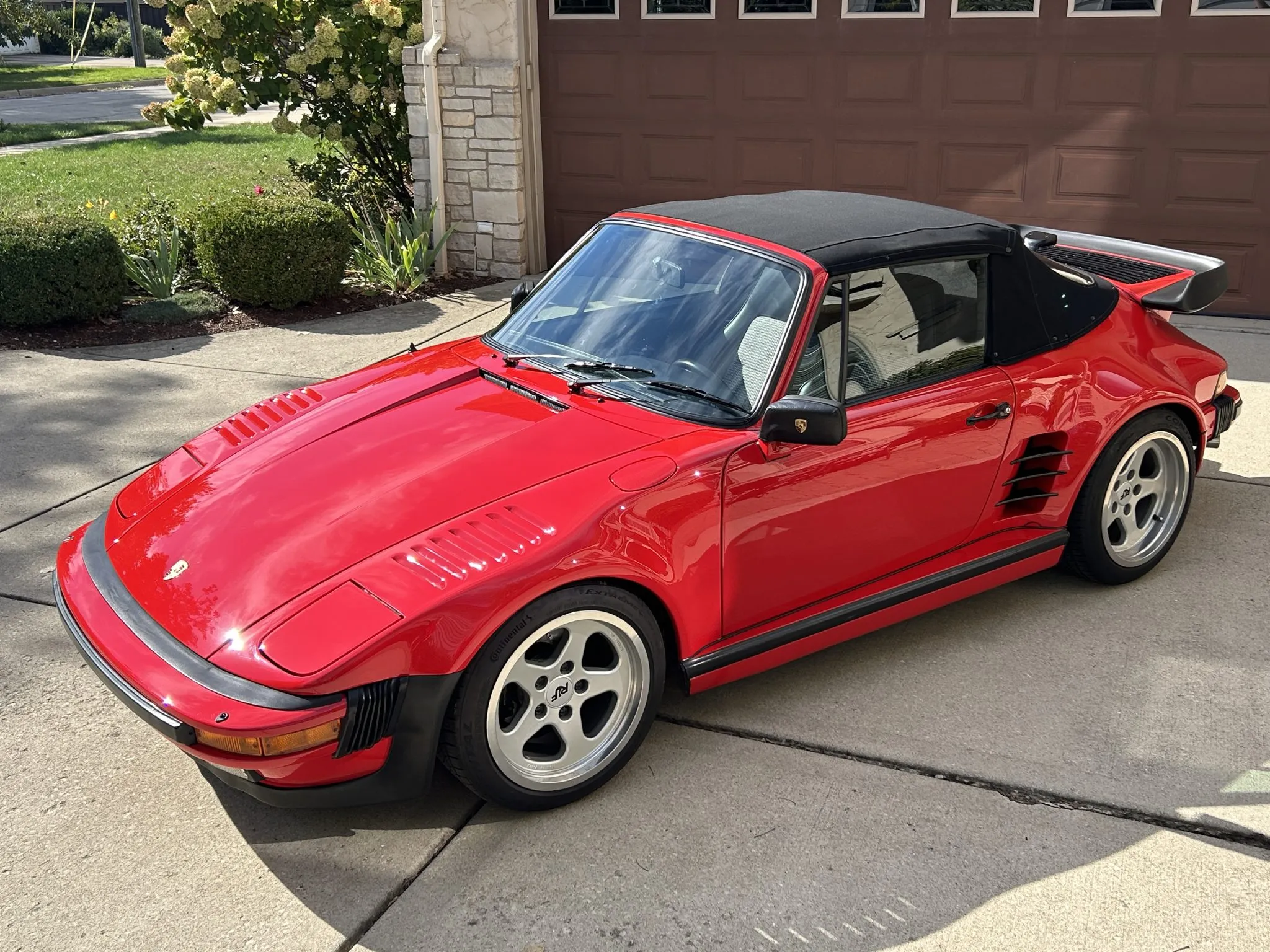 Load larger image of 1983 Porsche 911SC Cabriolet 3.3L Turbo Slant Nose Conversion - Stuttcars Classified
