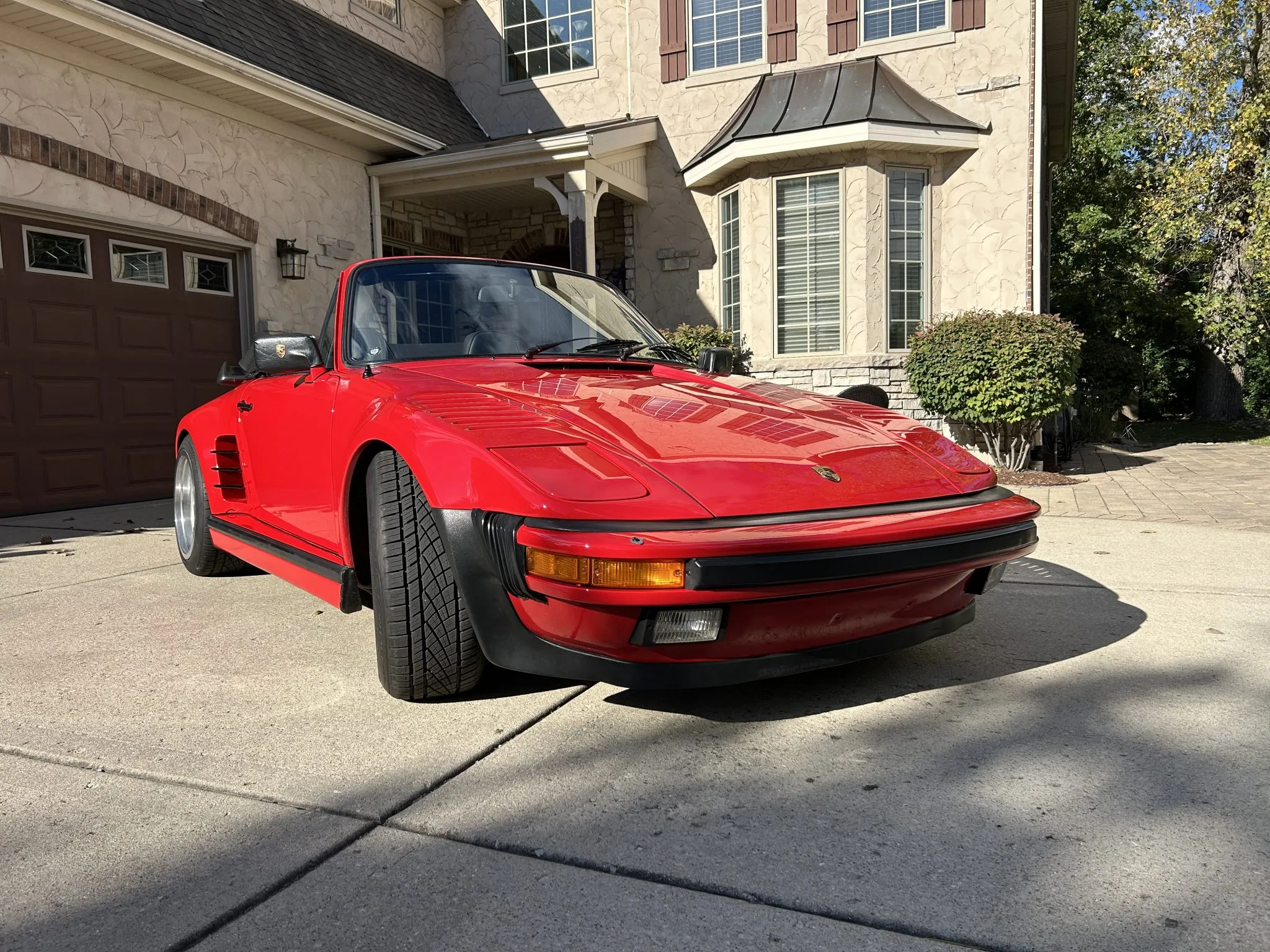 Load larger image of 1983 Porsche 911SC Cabriolet 3.3L Turbo Slant Nose Conversion - Stuttcars Classified