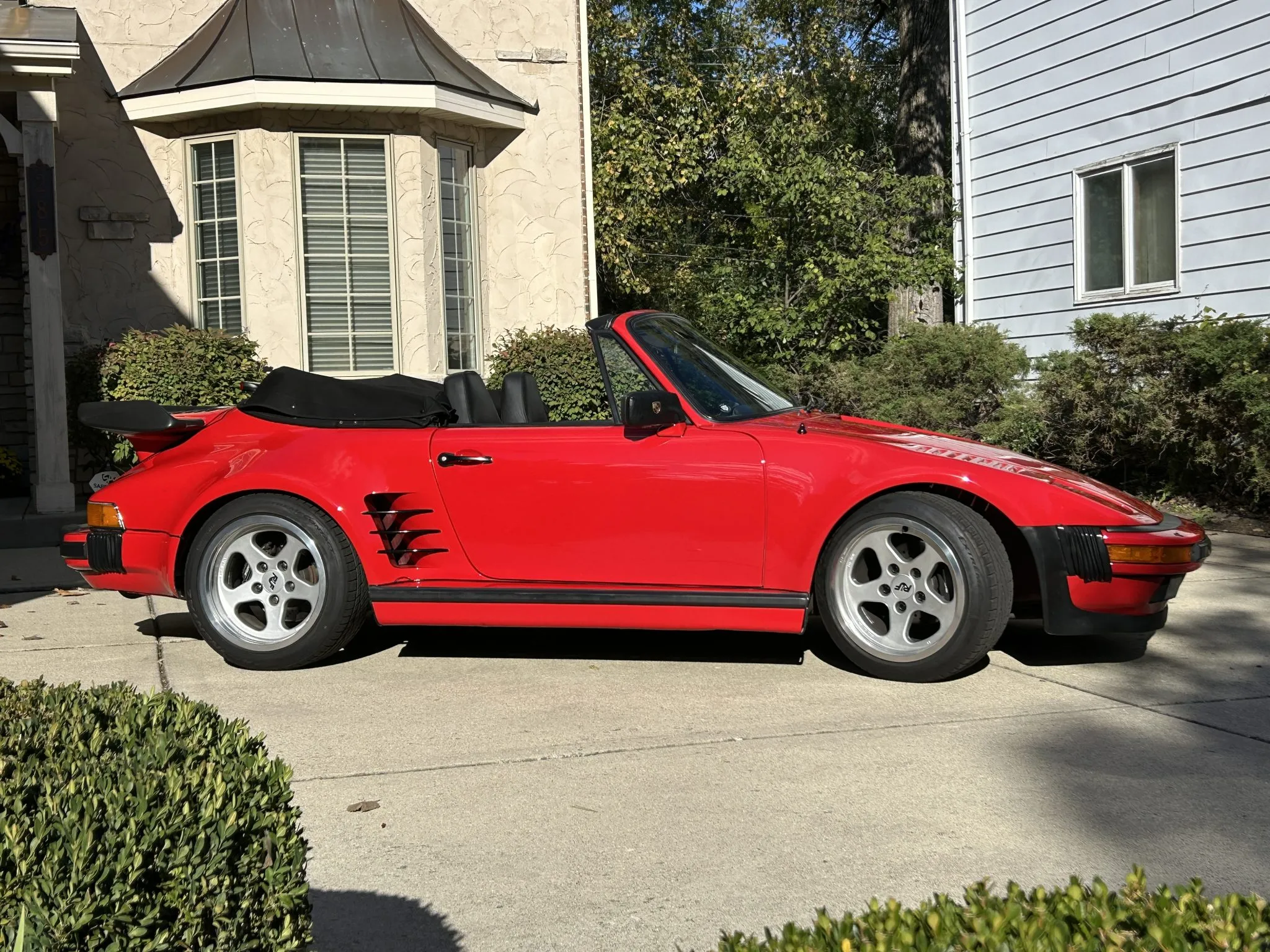 Load larger image of 1983 Porsche 911SC Cabriolet 3.3L Turbo Slant Nose Conversion - Stuttcars Classified