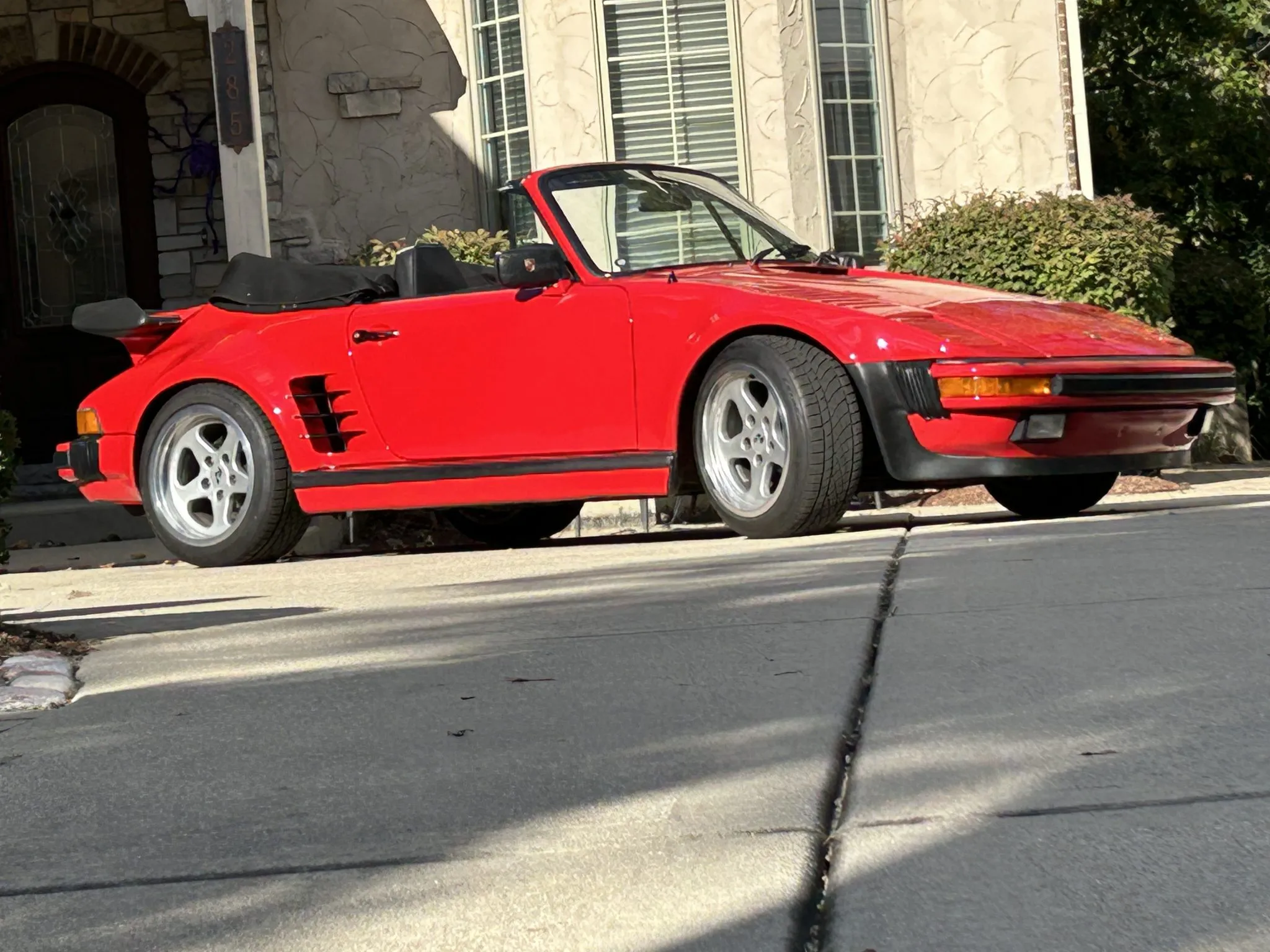 Load larger image of 1983 Porsche 911SC Cabriolet 3.3L Turbo Slant Nose Conversion - Stuttcars Classified