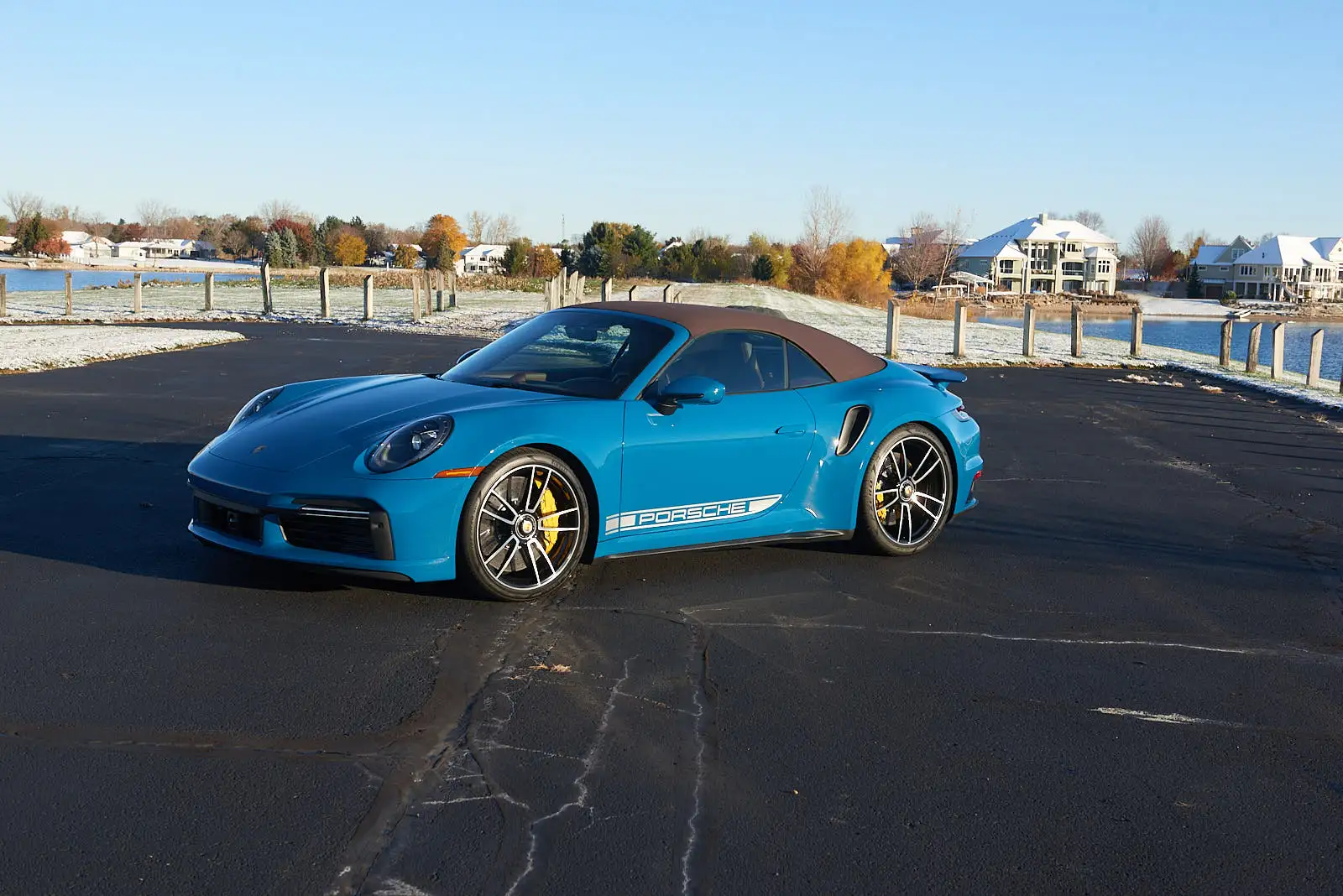 Load larger image of Oslo Blue 2025 Porsche 911 Turbo S Cabriolet - Stuttcars Classified