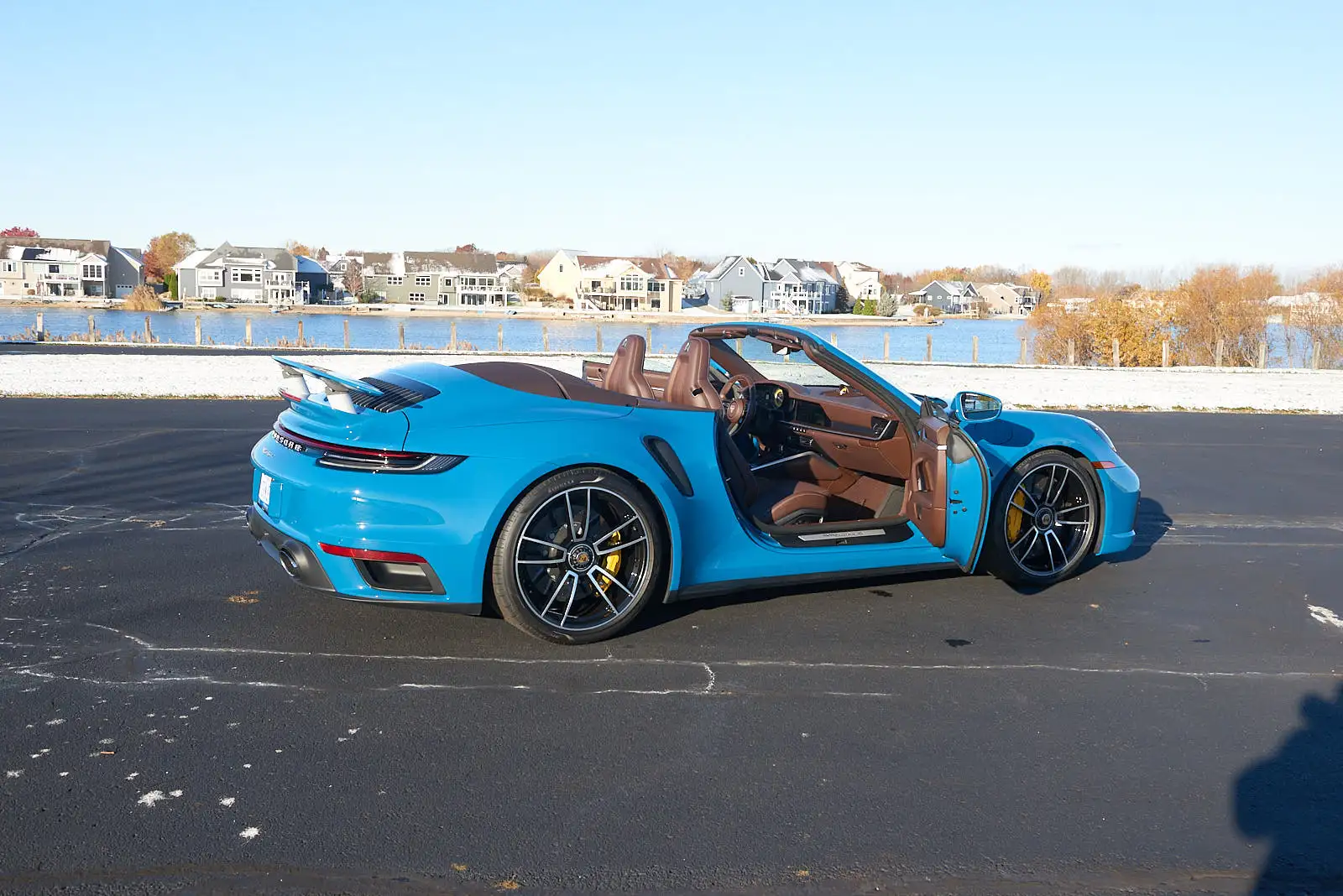 Load larger image of Oslo Blue 2025 Porsche 911 Turbo S Cabriolet - Stuttcars Classified
