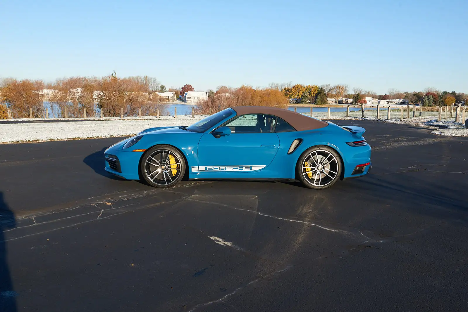 Load larger image of Oslo Blue 2025 Porsche 911 Turbo S Cabriolet - Stuttcars Classified