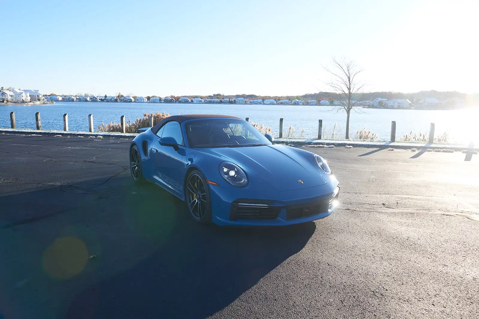 Load larger image of Oslo Blue 2025 Porsche 911 Turbo S Cabriolet - Stuttcars Classified