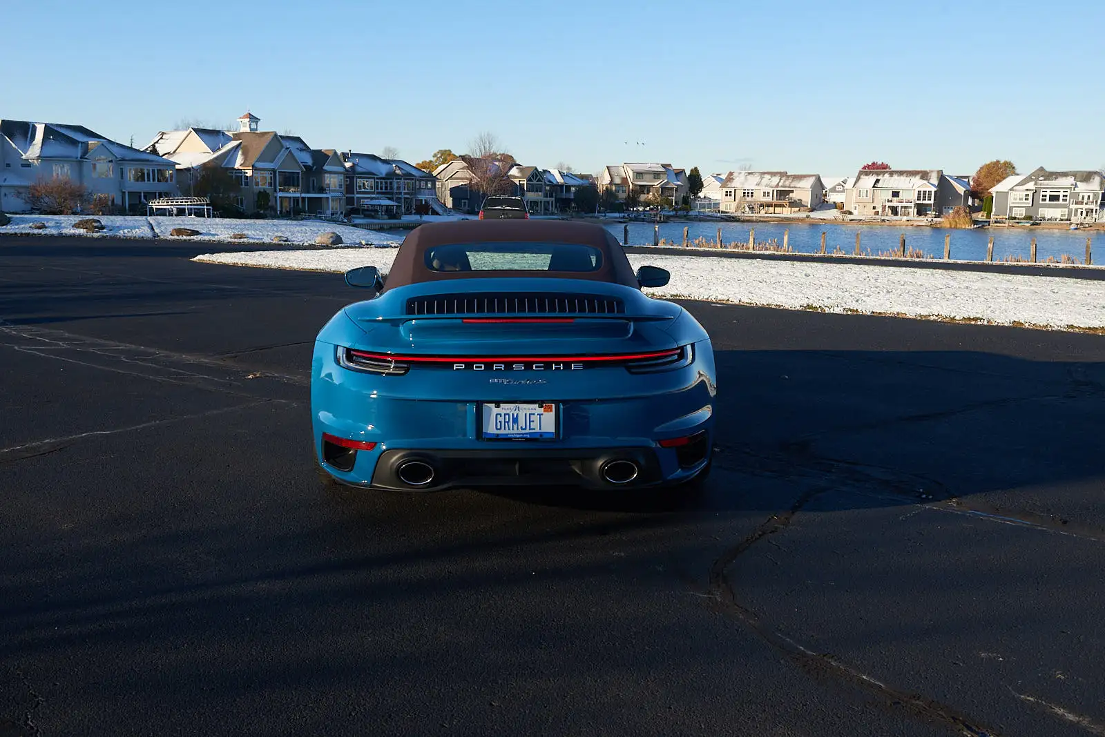 Load larger image of Oslo Blue 2025 Porsche 911 Turbo S Cabriolet - Stuttcars Classified