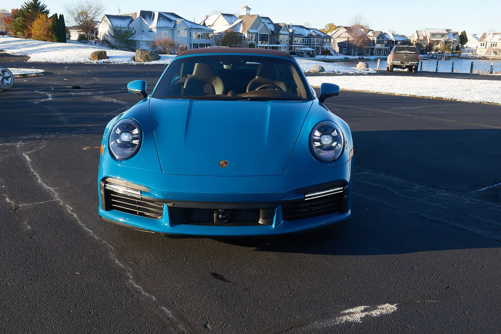 Load larger image of Oslo Blue 2025 Porsche 911 Turbo S Cabriolet - Stuttcars Classified