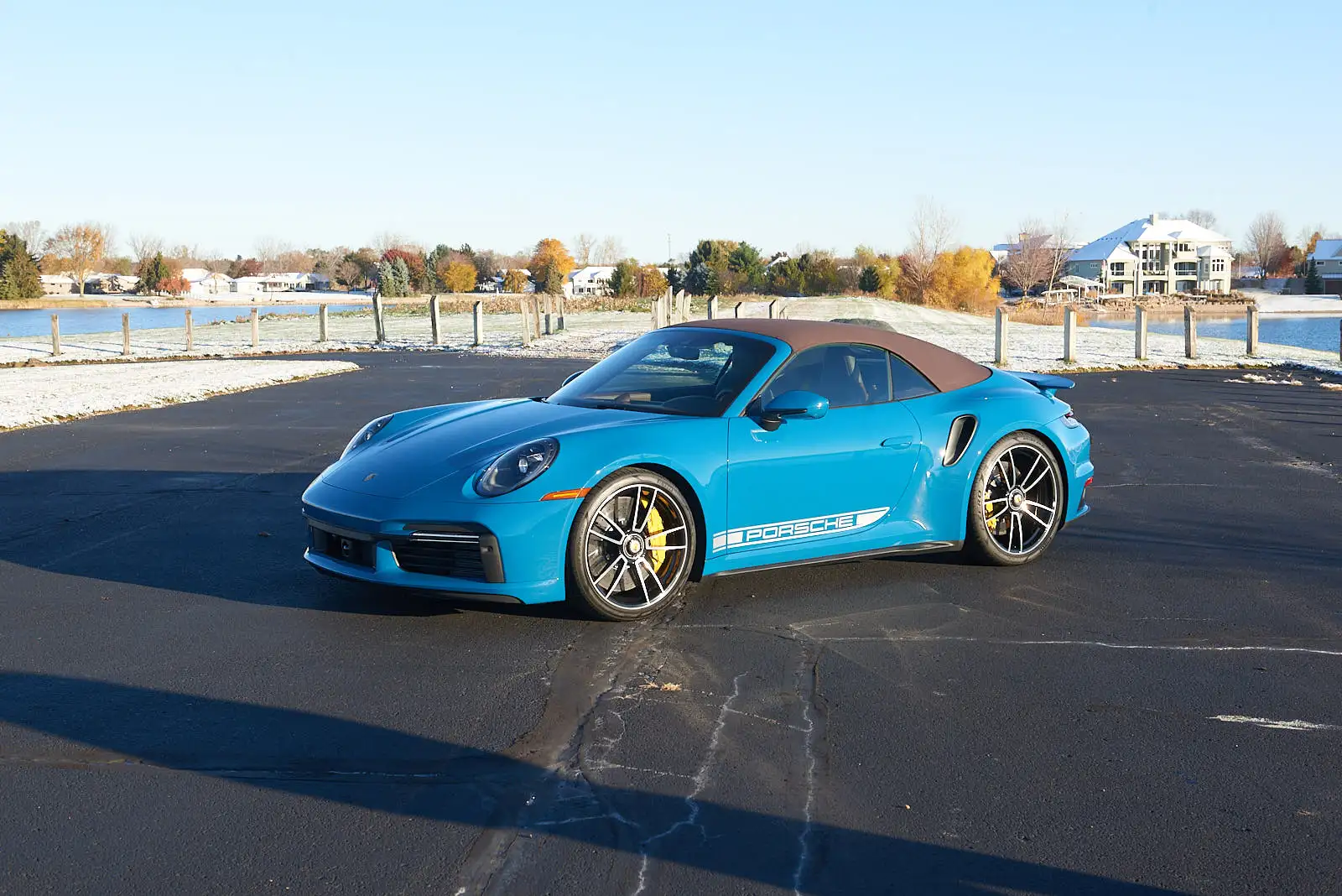 Load larger image of Oslo Blue 2025 Porsche 911 Turbo S Cabriolet - Stuttcars Classified