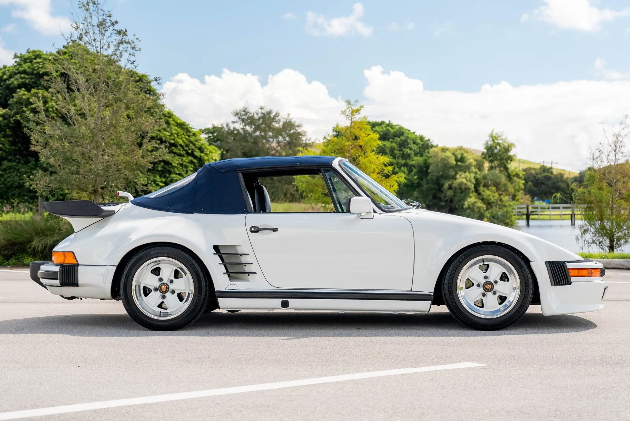 Load larger image of 1988 Porsche 911 Turbo Cabriolet M505 Slant Nose - Stuttcars Classified
